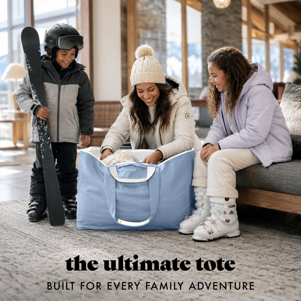 All The Things XL Travel Tote Bag, Denim