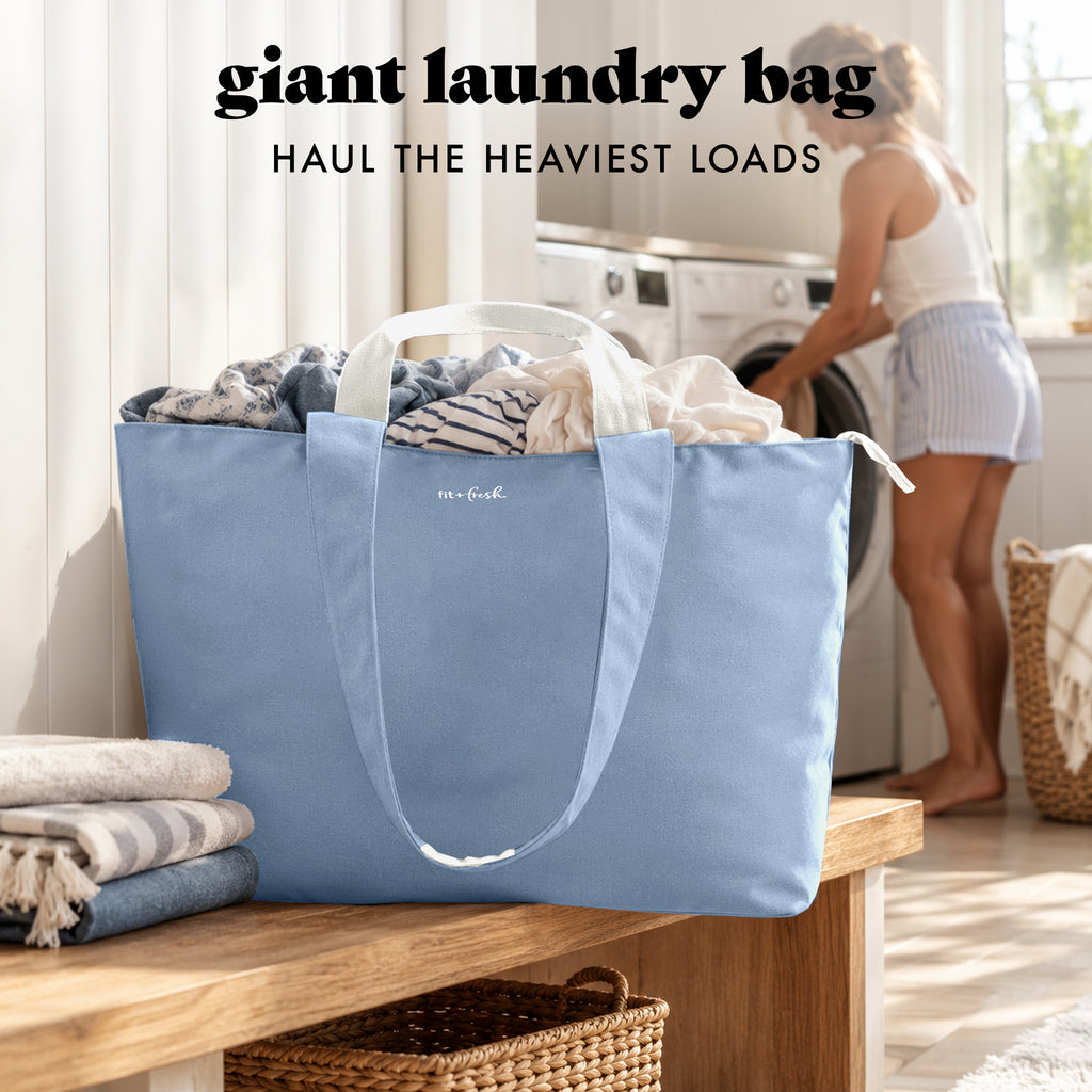 All The Things XL Travel Tote Bag, Denim