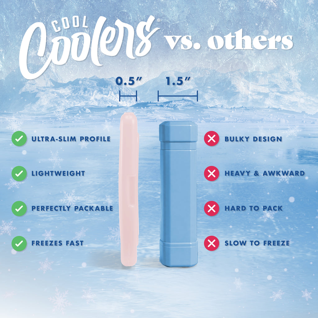 Cool Coolers Adult Slim Ice, Neutral Multicolor