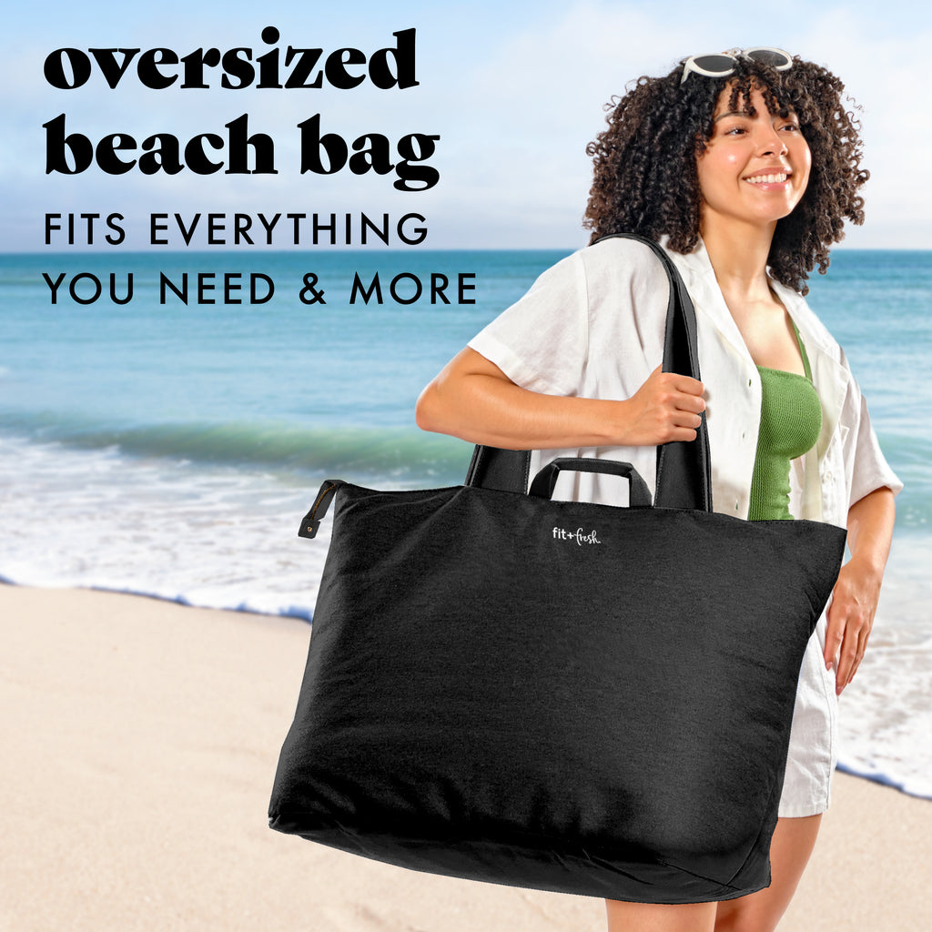 All The Things XL Travel Tote Bag, Black