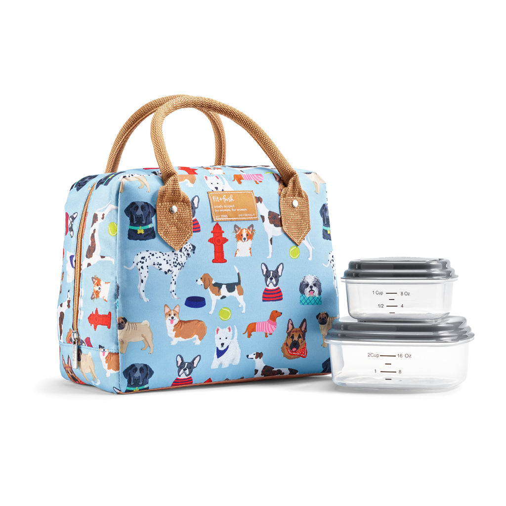 Bloomington Lunch Bag with Lunch Kit, Dog Breeds