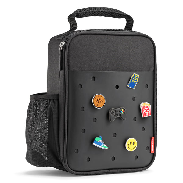 Charm Kids Lunch Bag with 6 Charms, Black