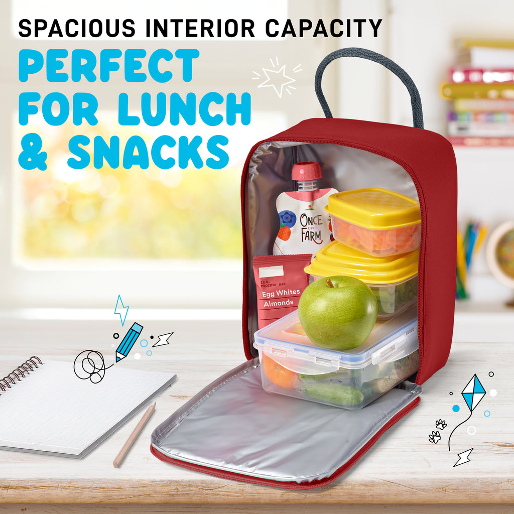 Connor Kids Lunch Bag, Cardinal