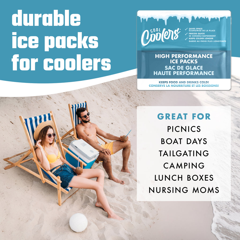 Cool Coolers XXL High Performance Cooler Ice, Blue