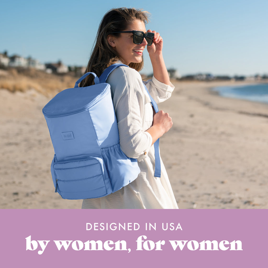 Izzy 24-Can Backpack Cooler, Cornflower