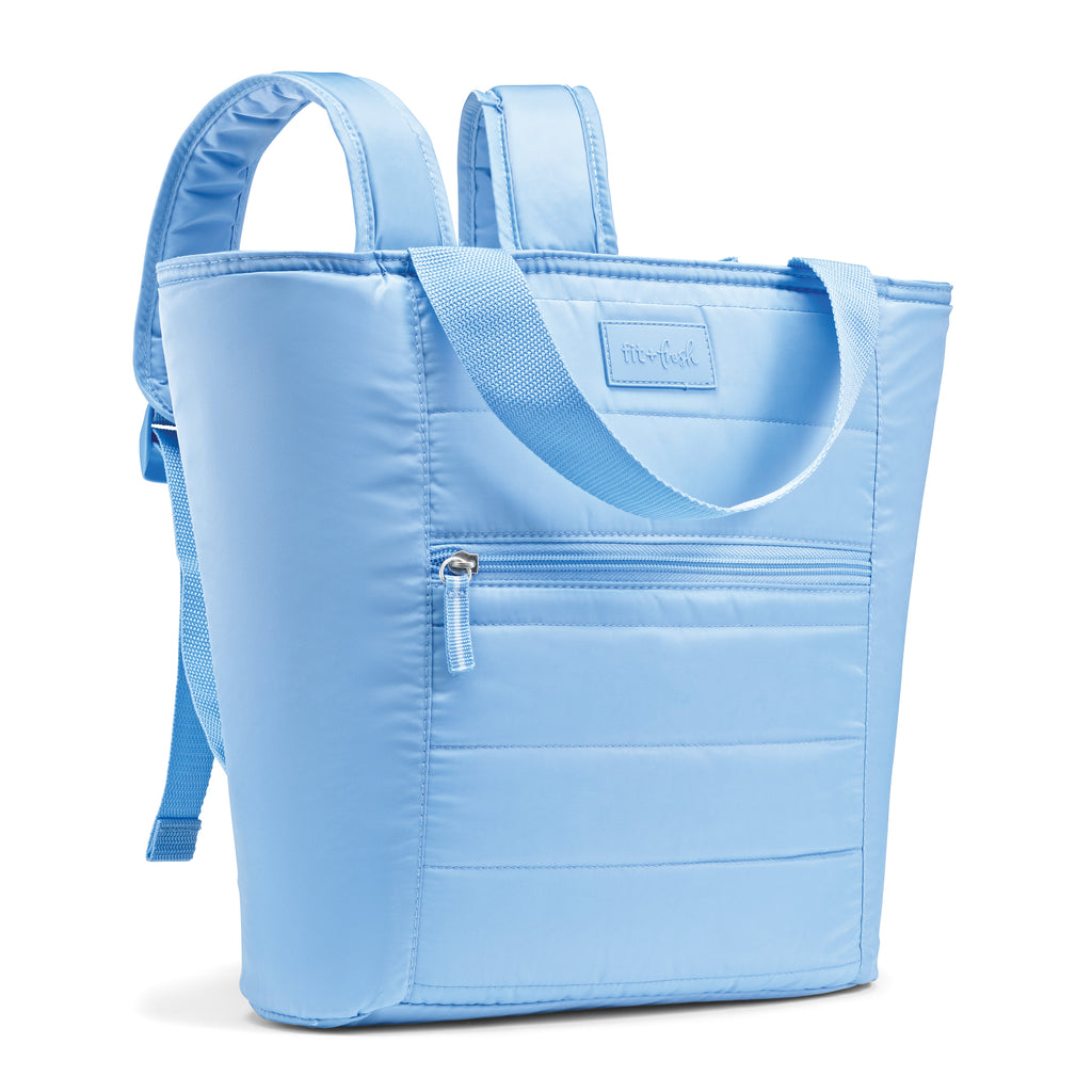 Mari 12-Can Backpack Cooler Tote, Cornflower