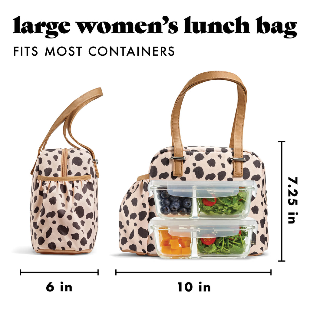 Laketown Lunch Bag with Tumbler Cup, Graphic Cheetah