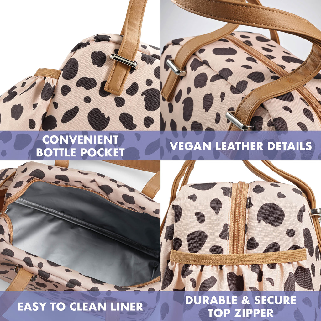 Laketown Lunch Bag with Tumbler Cup, Graphic Cheetah