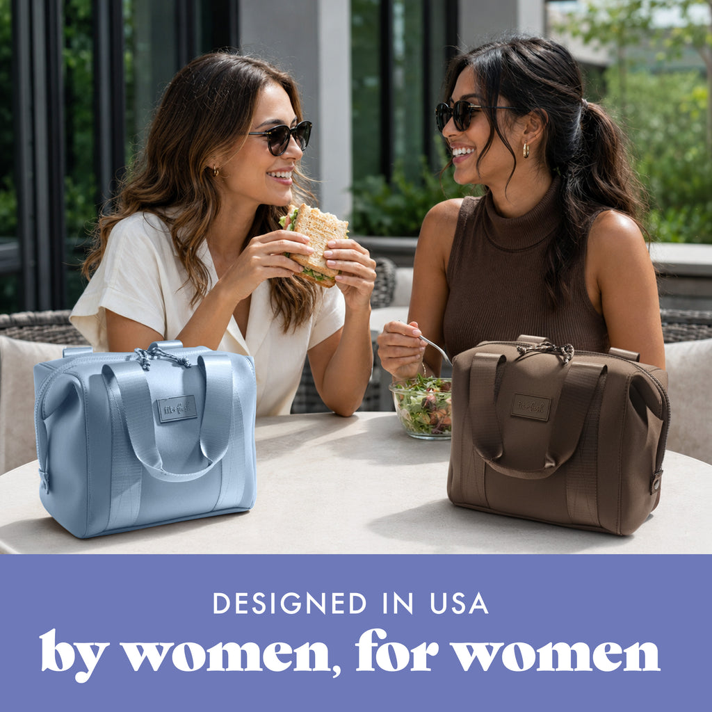 Remi Neoprene Lunch Bag with Lunch Kit, Slate
