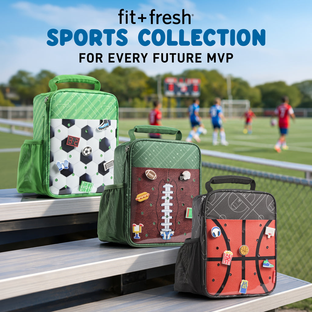 Charm Kids Lunch Bag with 6 Charms, Basketball