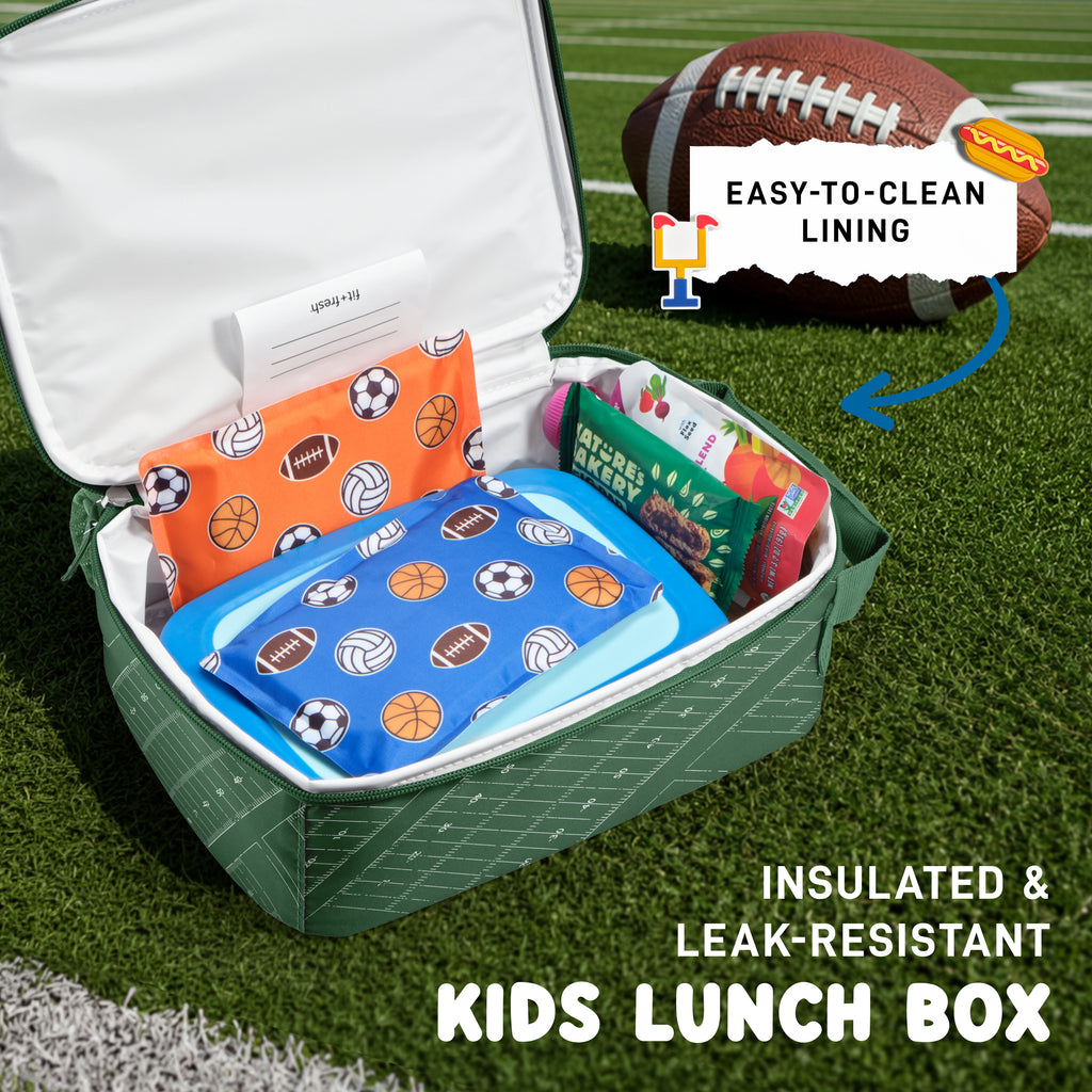 Charm Kids Lunch Bag with 6 Charms, Football