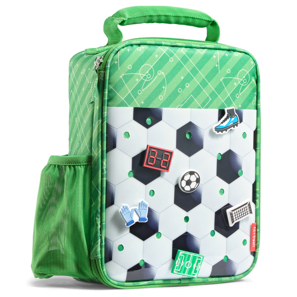 Charm Kids Lunch Bag with 6 Charms, Soccer