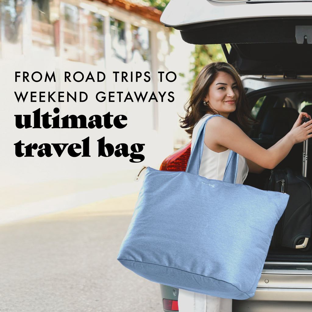 All The Things XL Travel Tote Bag, Denim