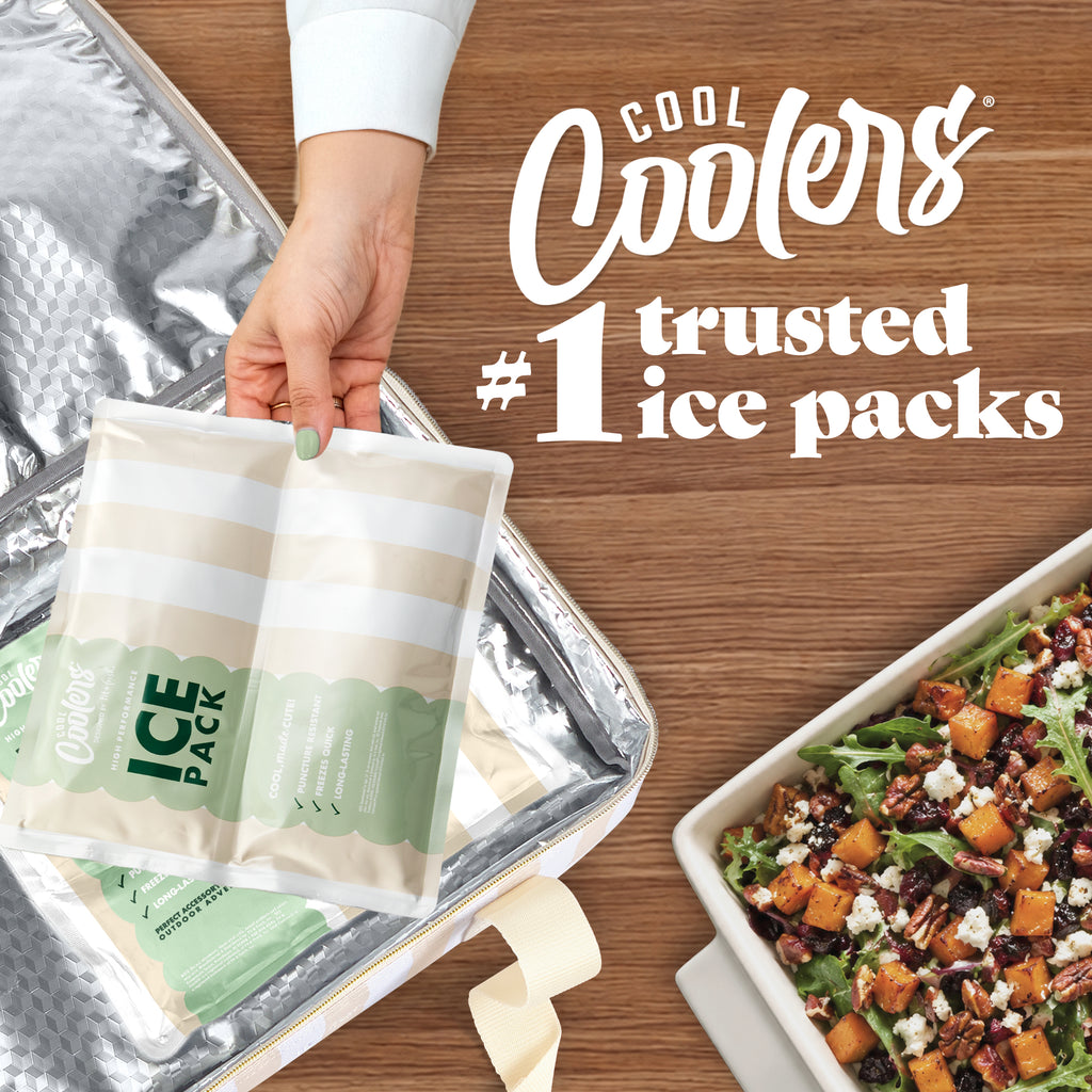 Cool Coolers XXL High Performance Cooler Ice, Pina Colada Cabana Stripe
