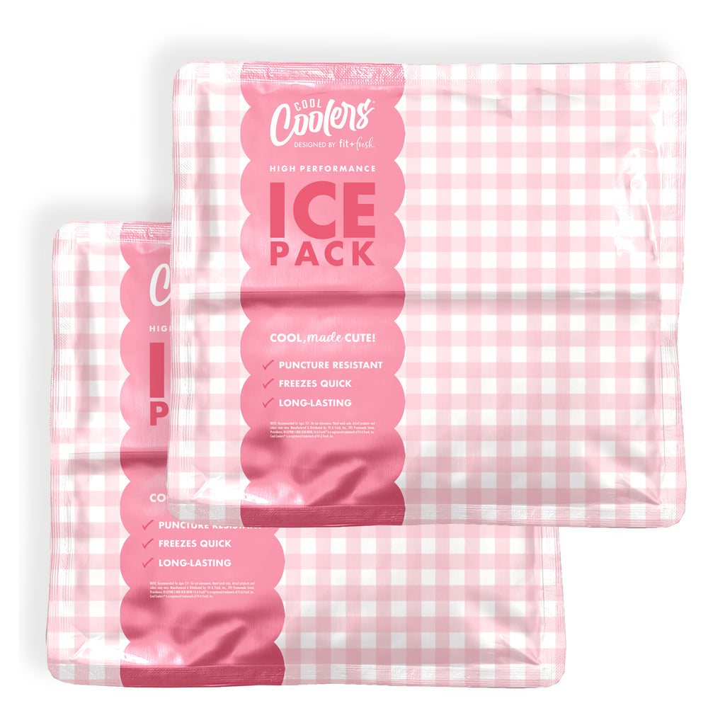 Cool Coolers XXL High Performance Cooler Ice, Pink Gingham
