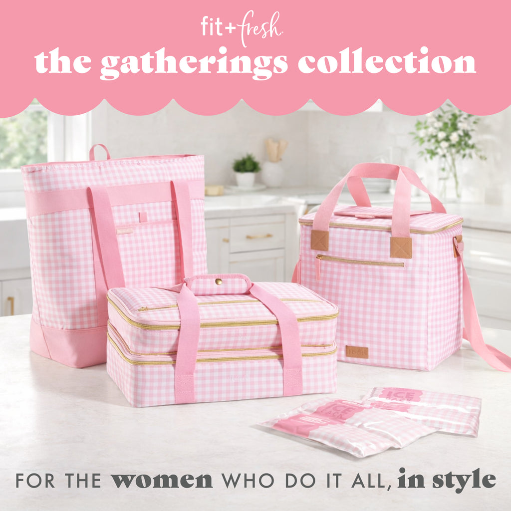 Cool Coolers XXL High Performance Cooler Ice, Pink Gingham