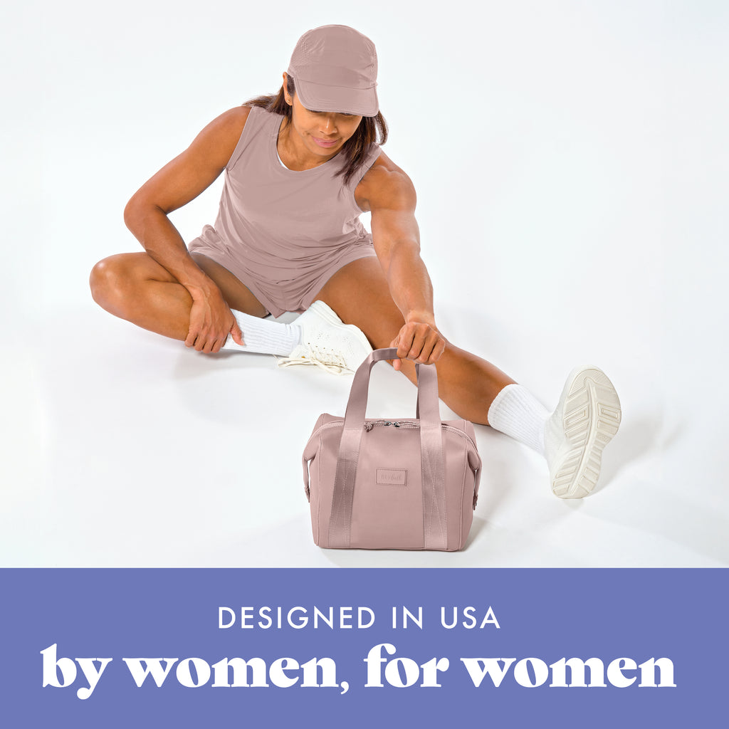 Remi Neoprene Lunch Bag with Lunch Kit, Mauve