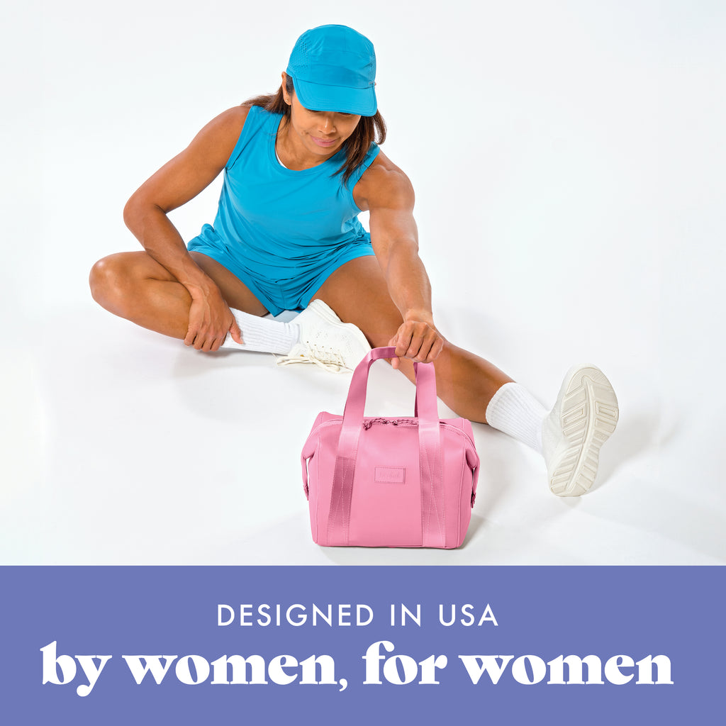 Remi Neoprene Lunch Bag with Lunch Kit, Pink